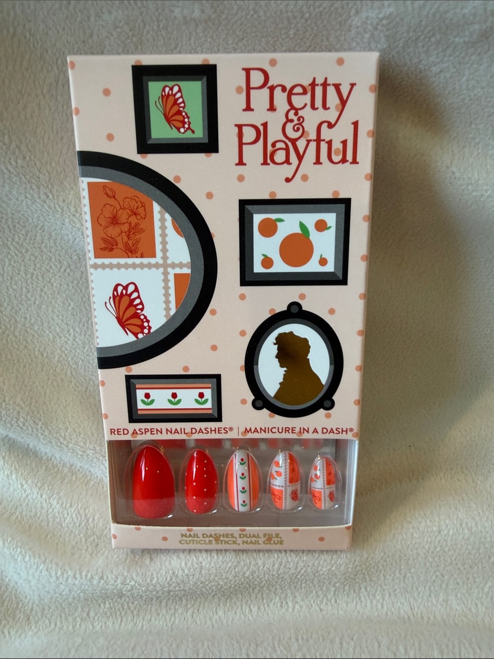 Ash Pretty & Playful Red and Orange Press-On Nails